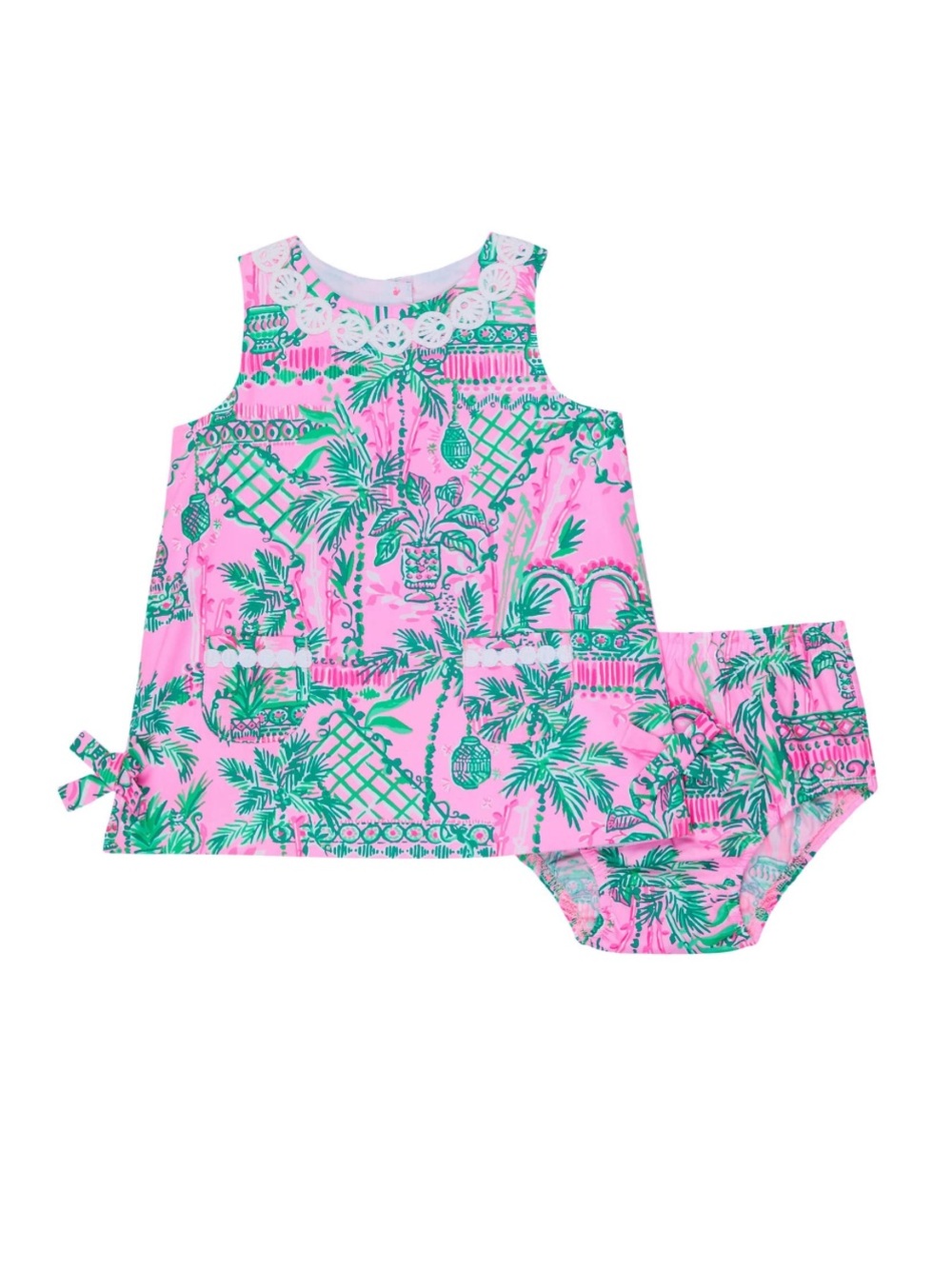 Lilly Pulitzer Mandevilla Baby Always Worth It Shift Dress with Bloomers